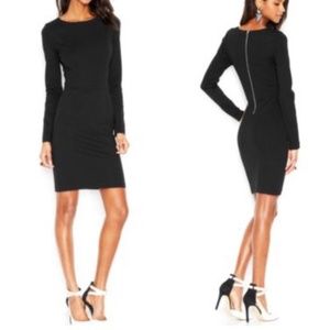 Long Sleeve Black Dress (Petite)